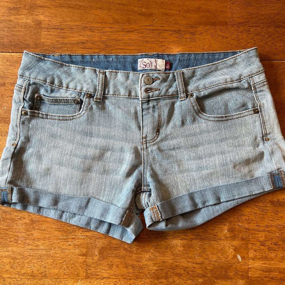 Juniors So Jean Shorts Size 11